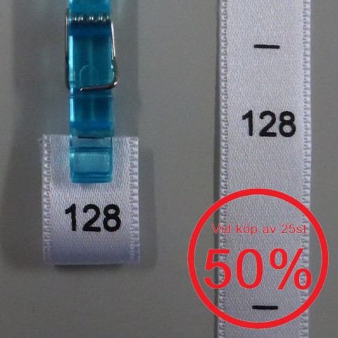Storleksetikett 128 - Bild 2