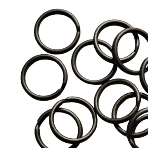 18mm nyckelring brunoxid