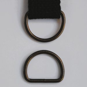 25mm svetsad D-ring brunoxid