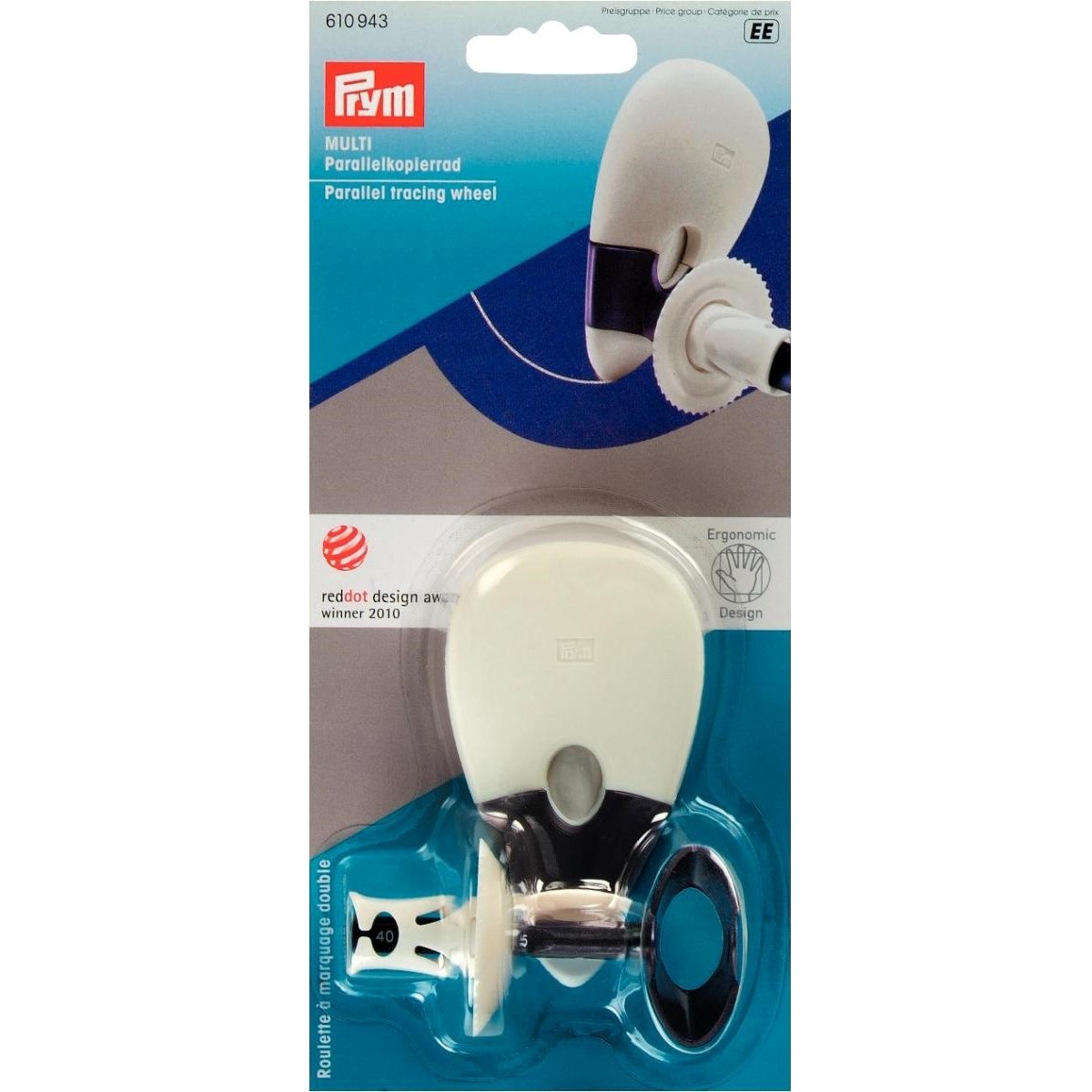 Ergonomiskt parallell krithjul Prym