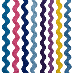 8mm Sicksackband (flera färger)