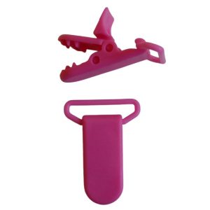Plastclip cerise 25mm band