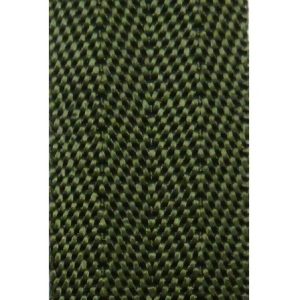 Armégrön 25mm mjukare nylonrem