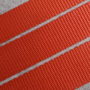 Orange nylonrem (20, 25 och 30 mm bred)
