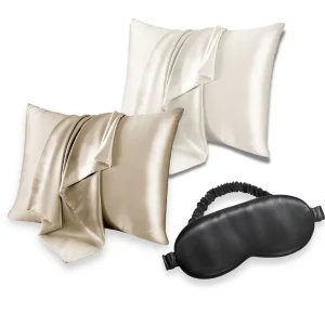 SILK COMBO | 2x Pillowcases & Sleep Mask