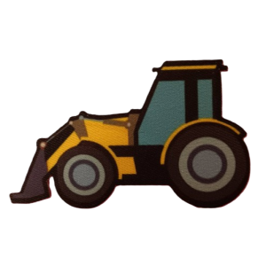 7. Laglapp Traktor 7,8 x 4,8cm
