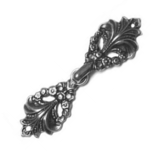 66x18mm lusekoftaspänne tenn
