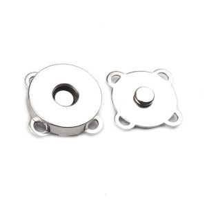 19mm magnetlås silver att sy fast